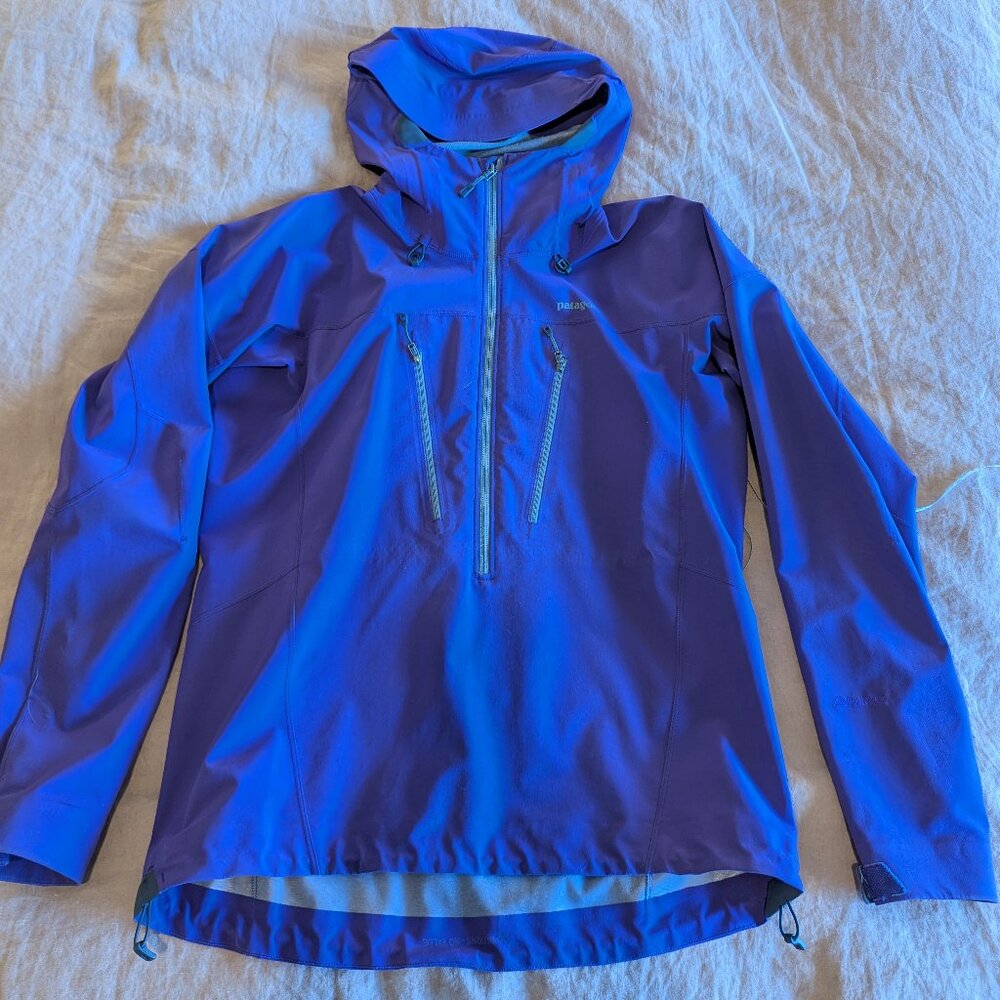 Patagonia softshell half zip hoodie
